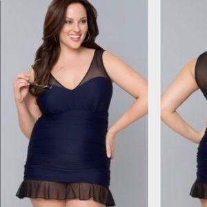 Kiyonna Swim - Kiyonna Plus Size 3X Swim Dress Kiyonna Swim - Kiyonna Plus Size 3X Swim Dress